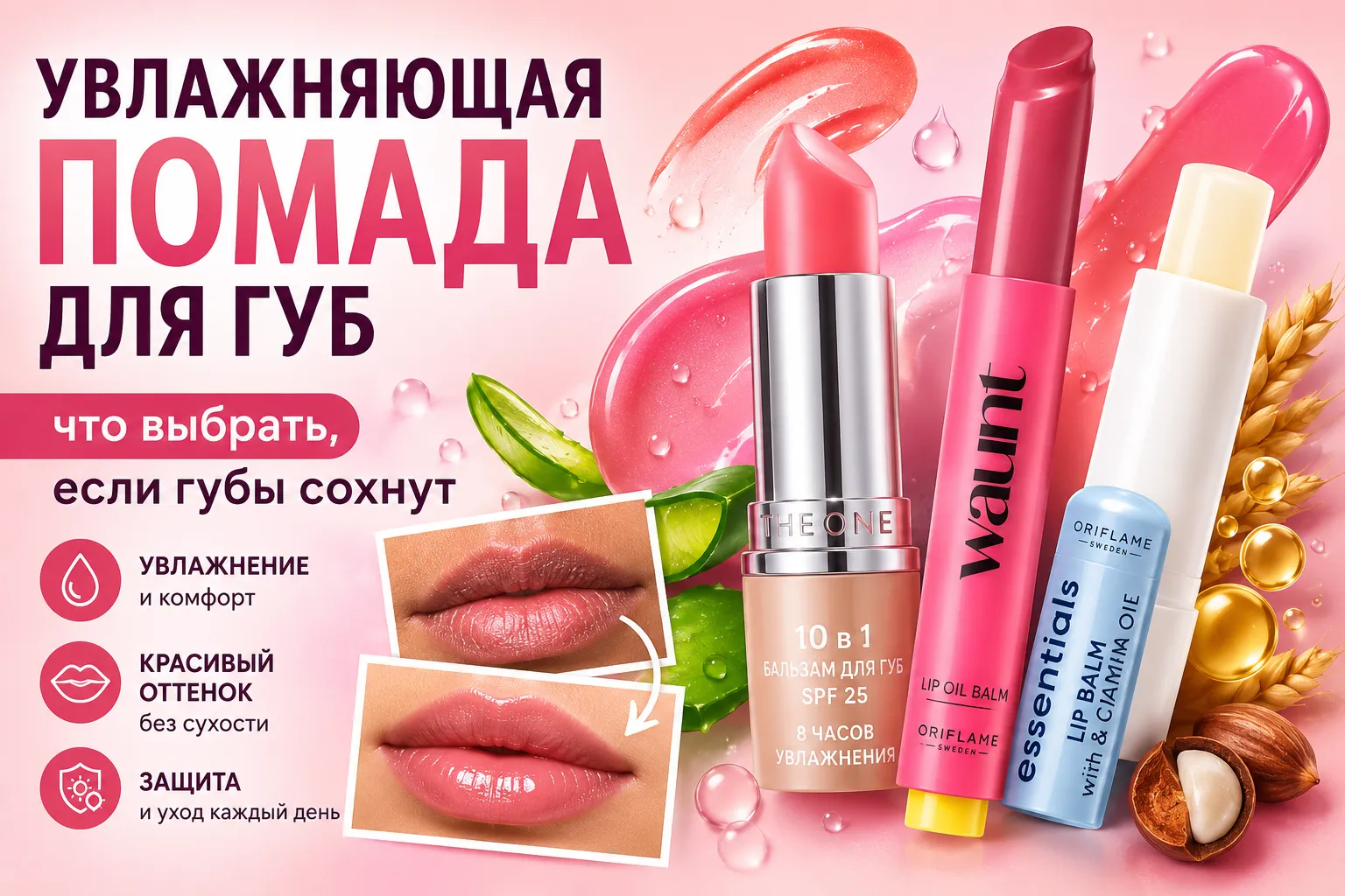 Увлажняющая помада для губ: что выбрать, если губы сохнут