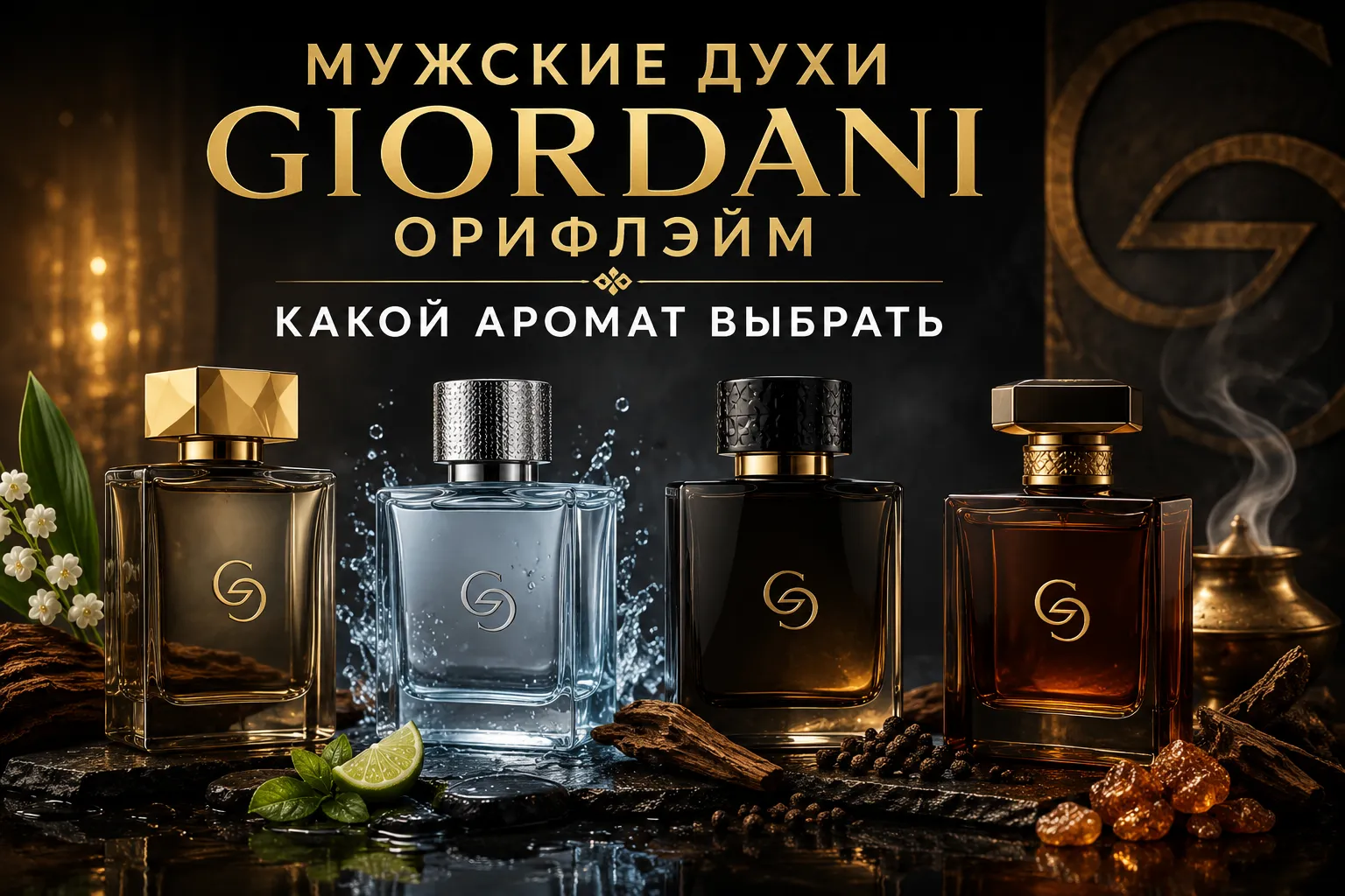 Мужские духи Джордани Орифлейм: Mister Giordani и Giordani Gold, какой аромат выбрать