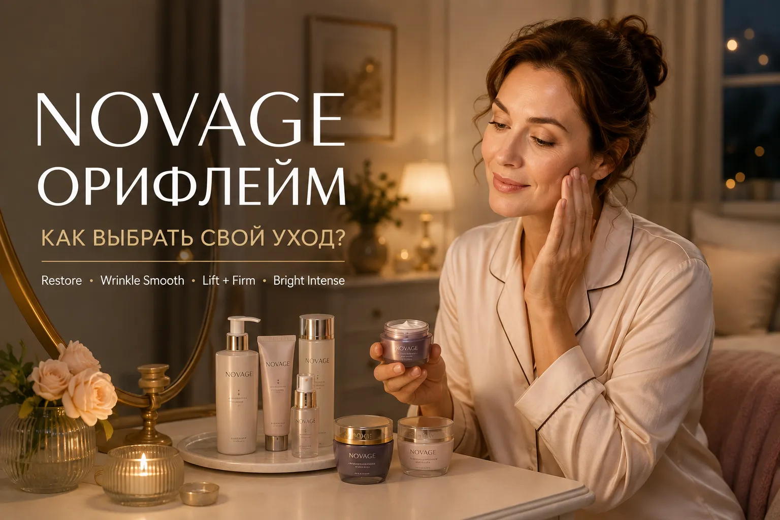 NovAge Орифлейм: комплексный уход за кожей, серии и как выбрать подходящий набор